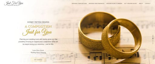 Just For You Wedding Compositions Website Launches