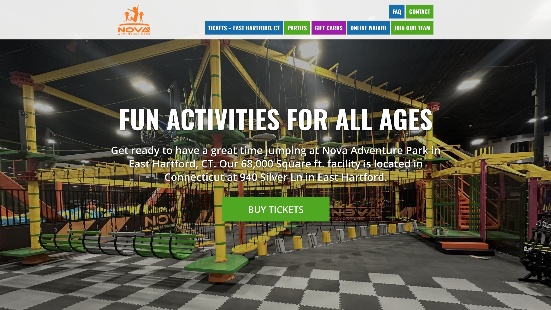Nova Adventure Park East Hartford