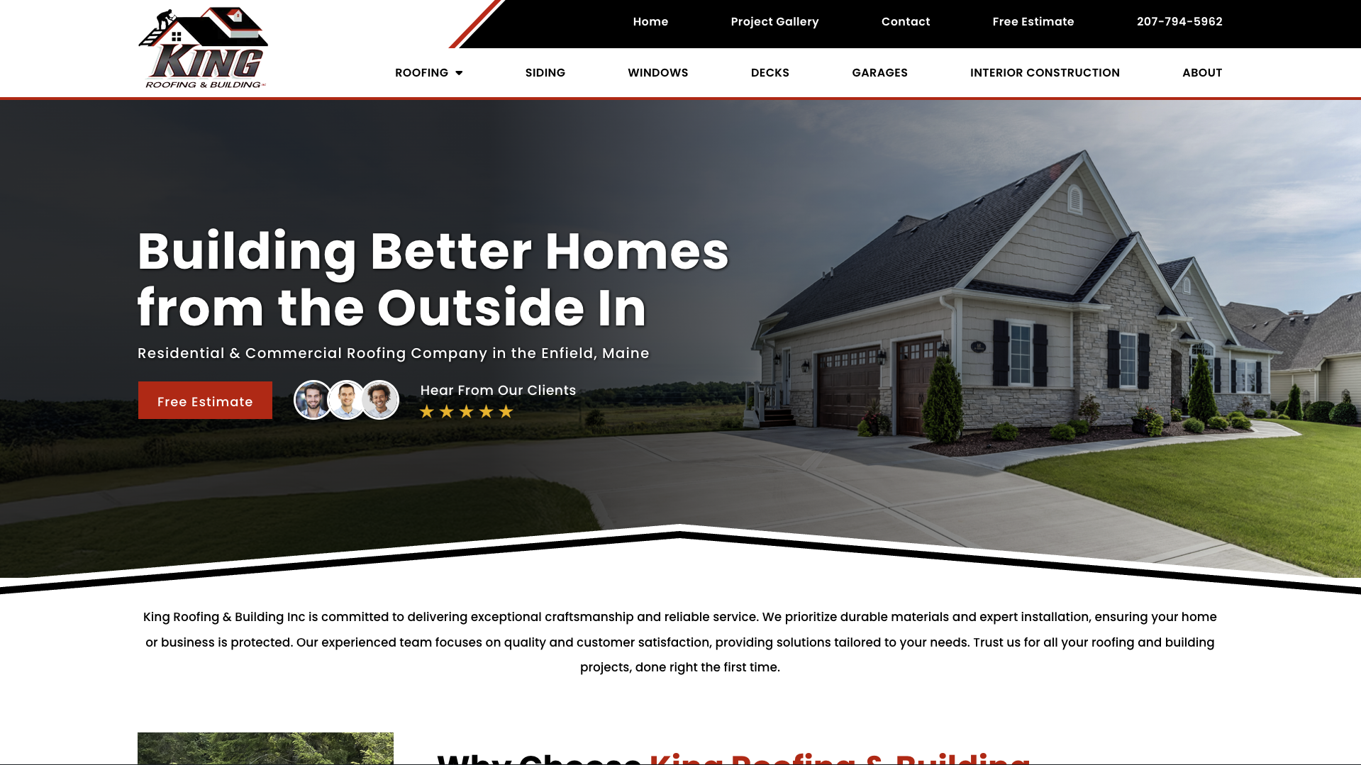 King Roofing & Building